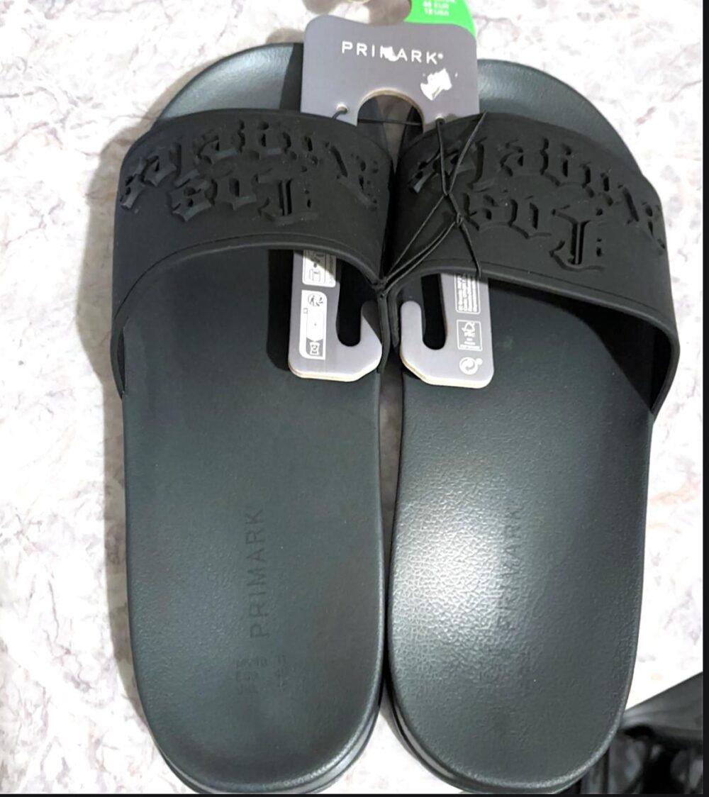 Primark Textured Slides - Black - 44