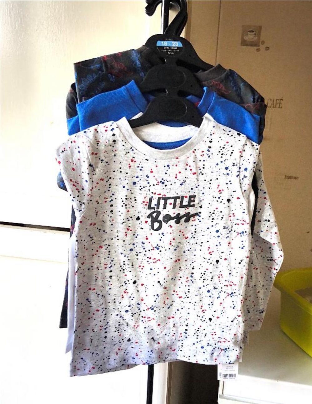 Dunnes "LITTLE Boss" 3-Pack Long Sleeve Tees