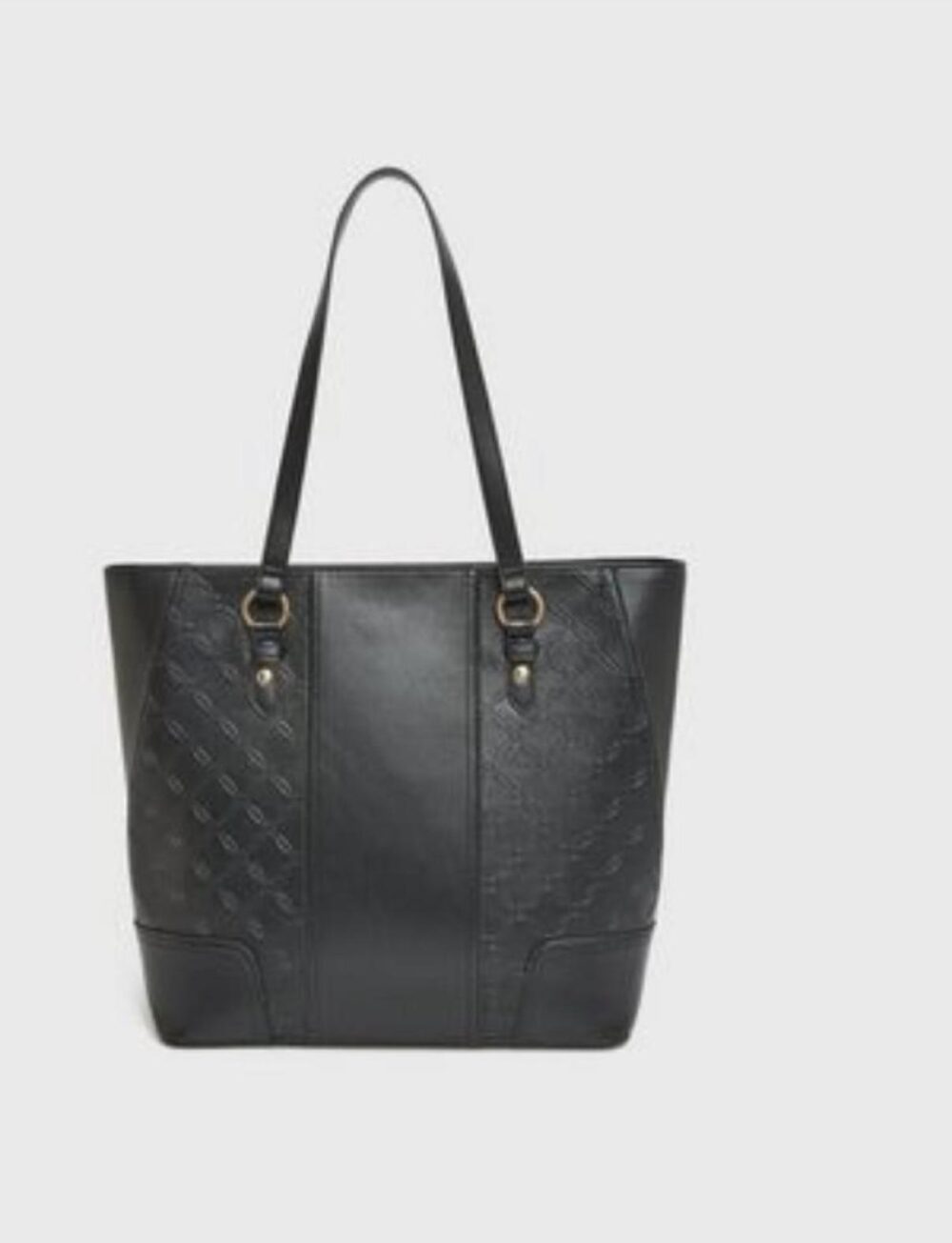 New Look Black Embossed Tote Bag